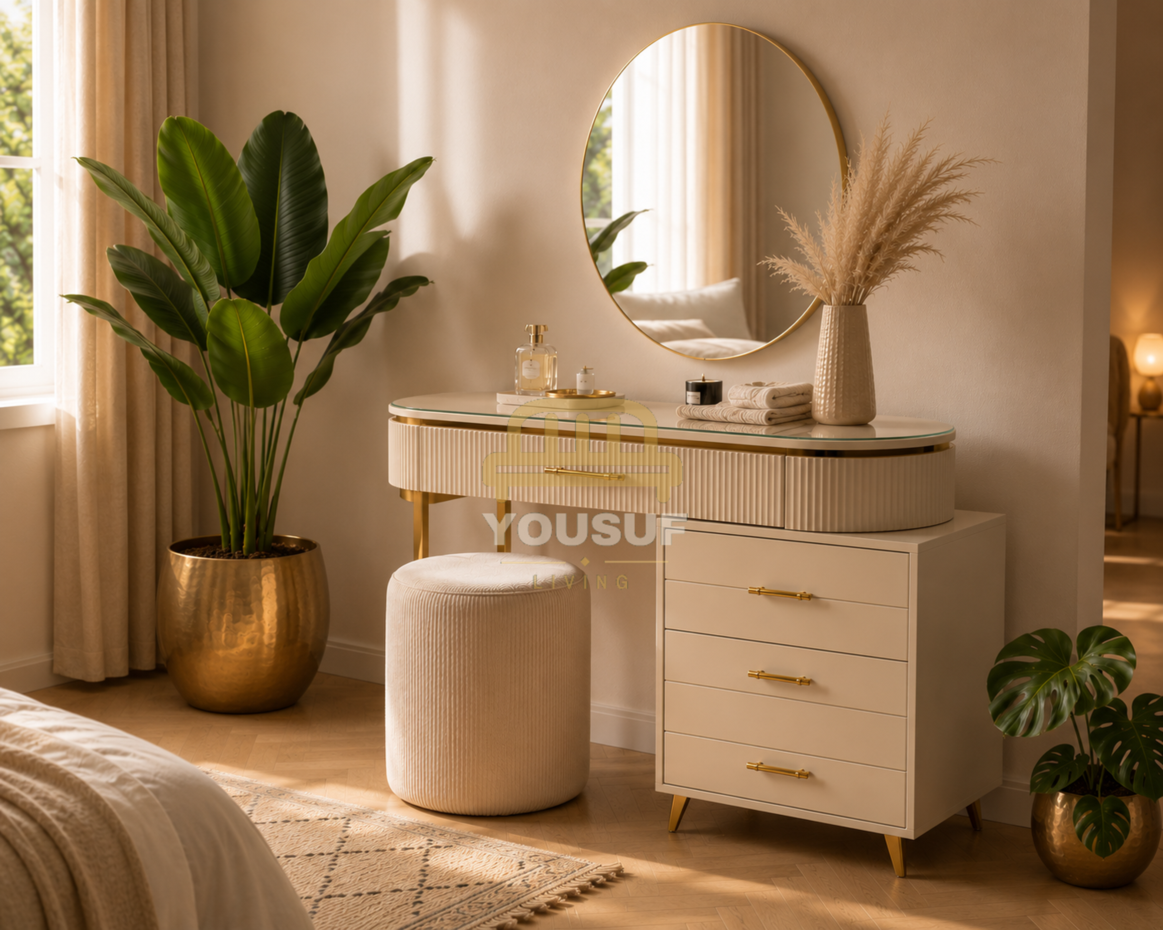 Oval Vanity