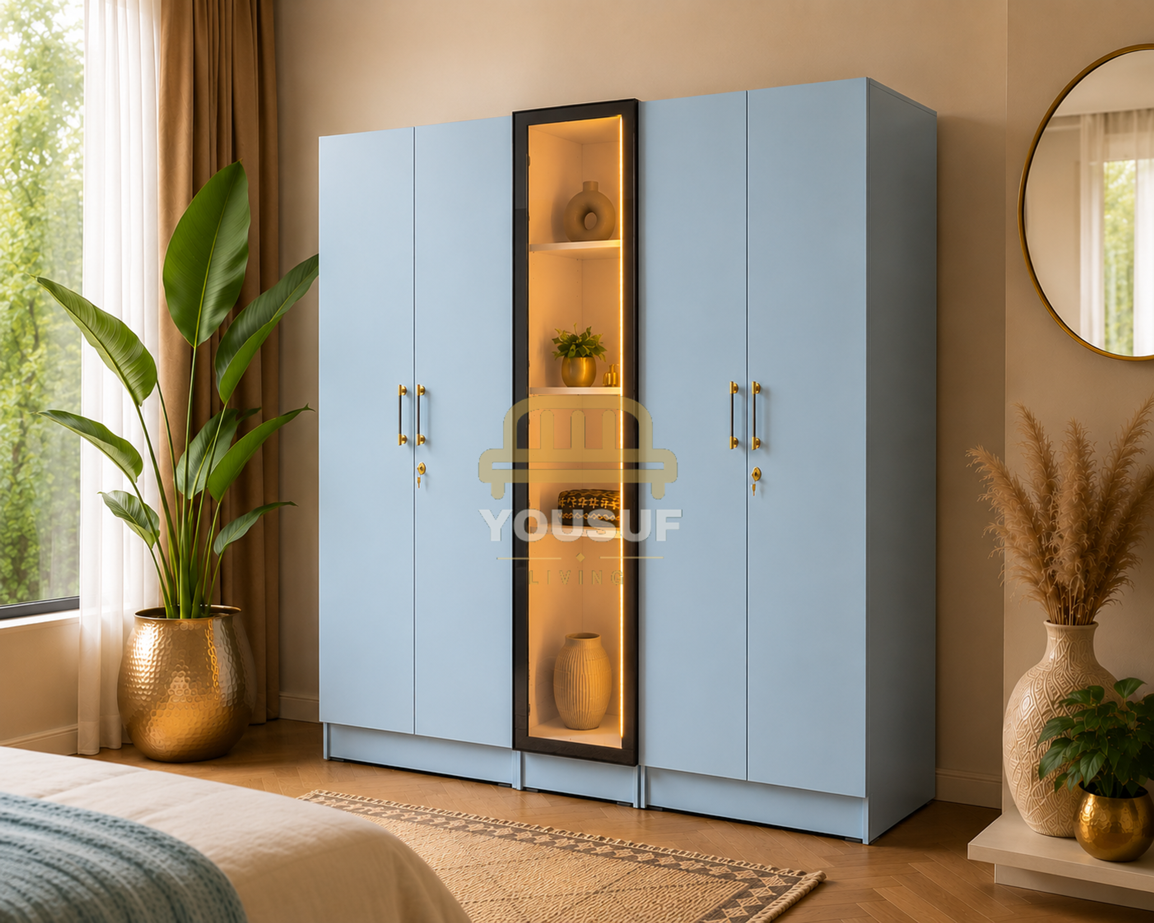 Glass Niche Wardrobe