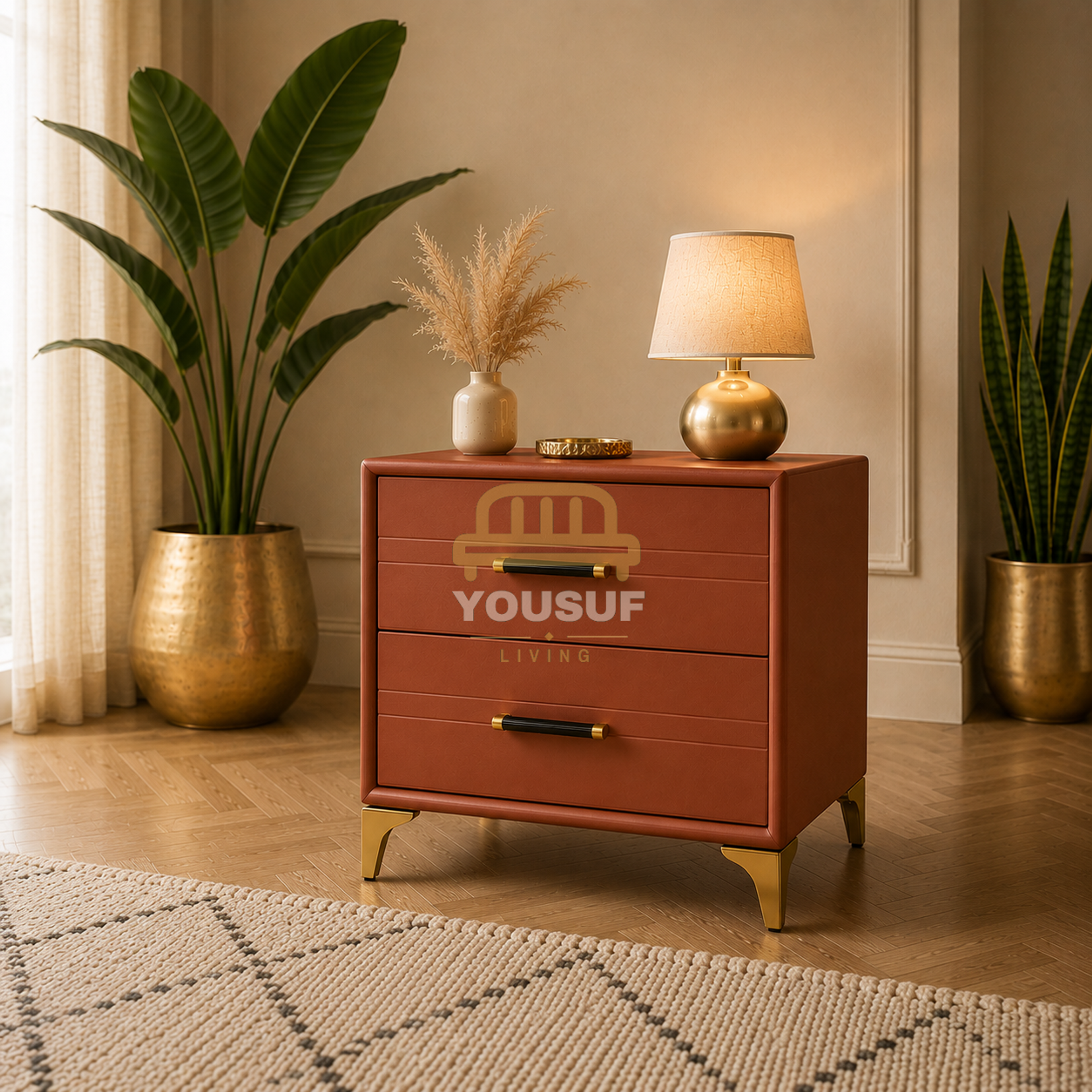 Cloud Flare-Leg Nightstand