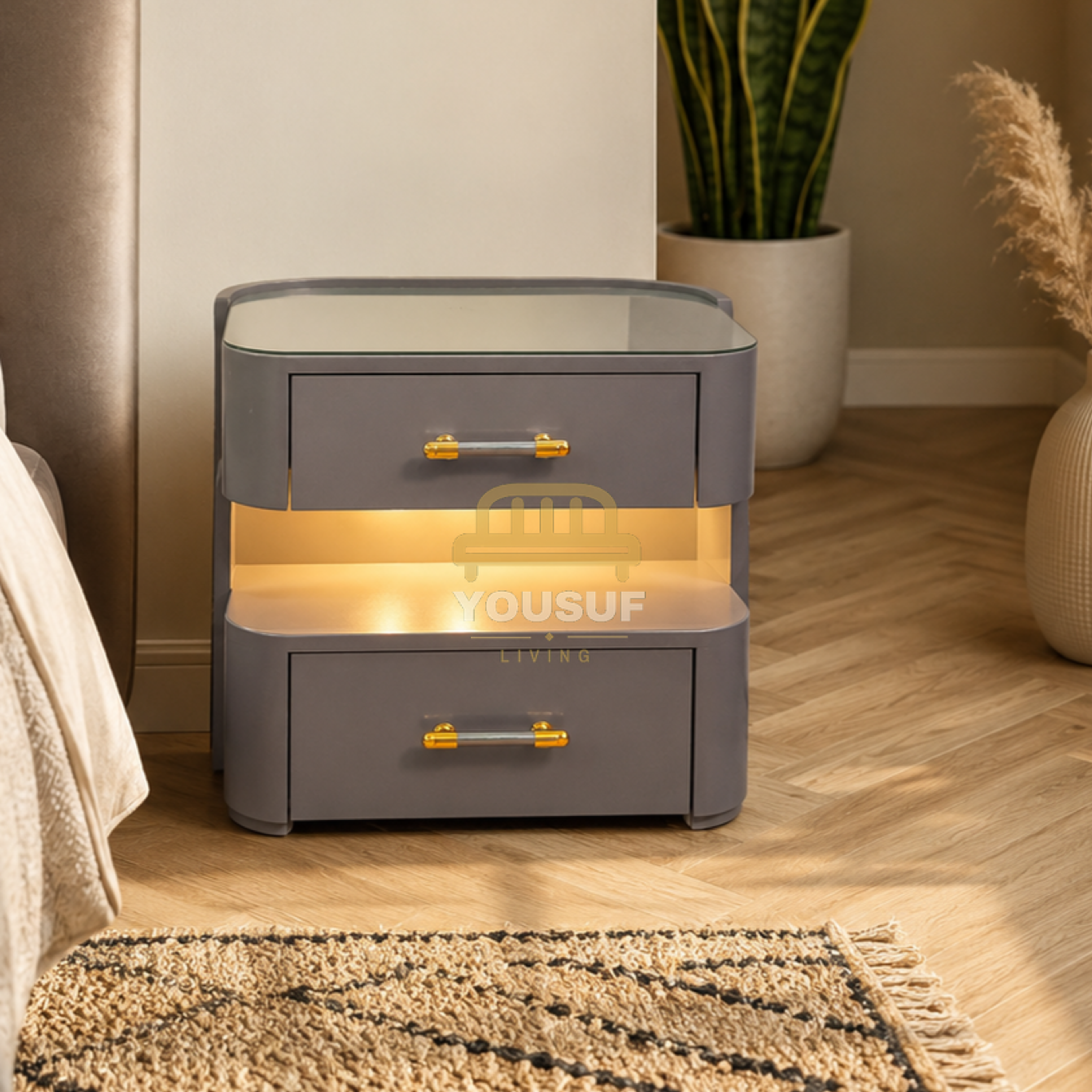 Glow Shelf Nightstand