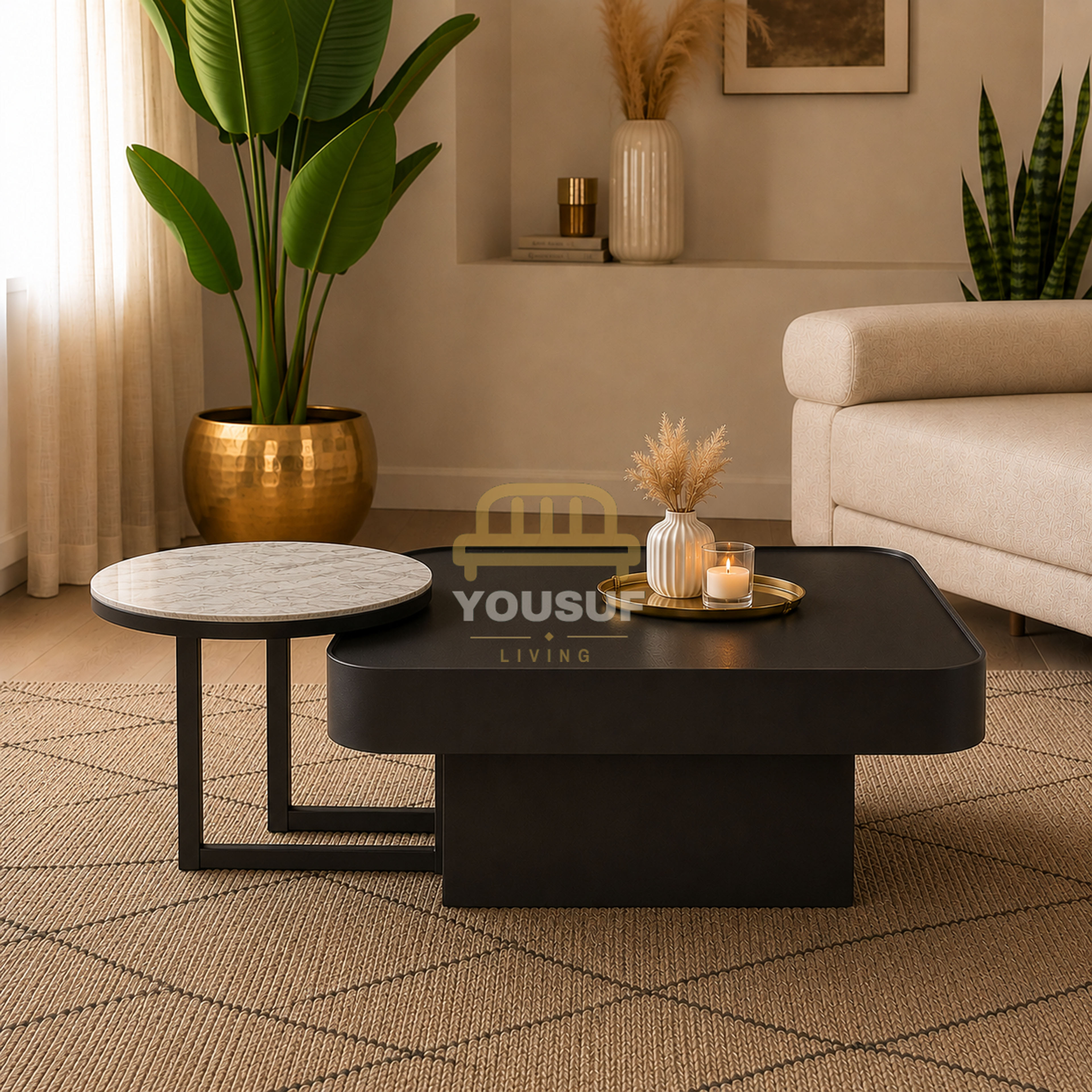 Round Marble Coffee Table