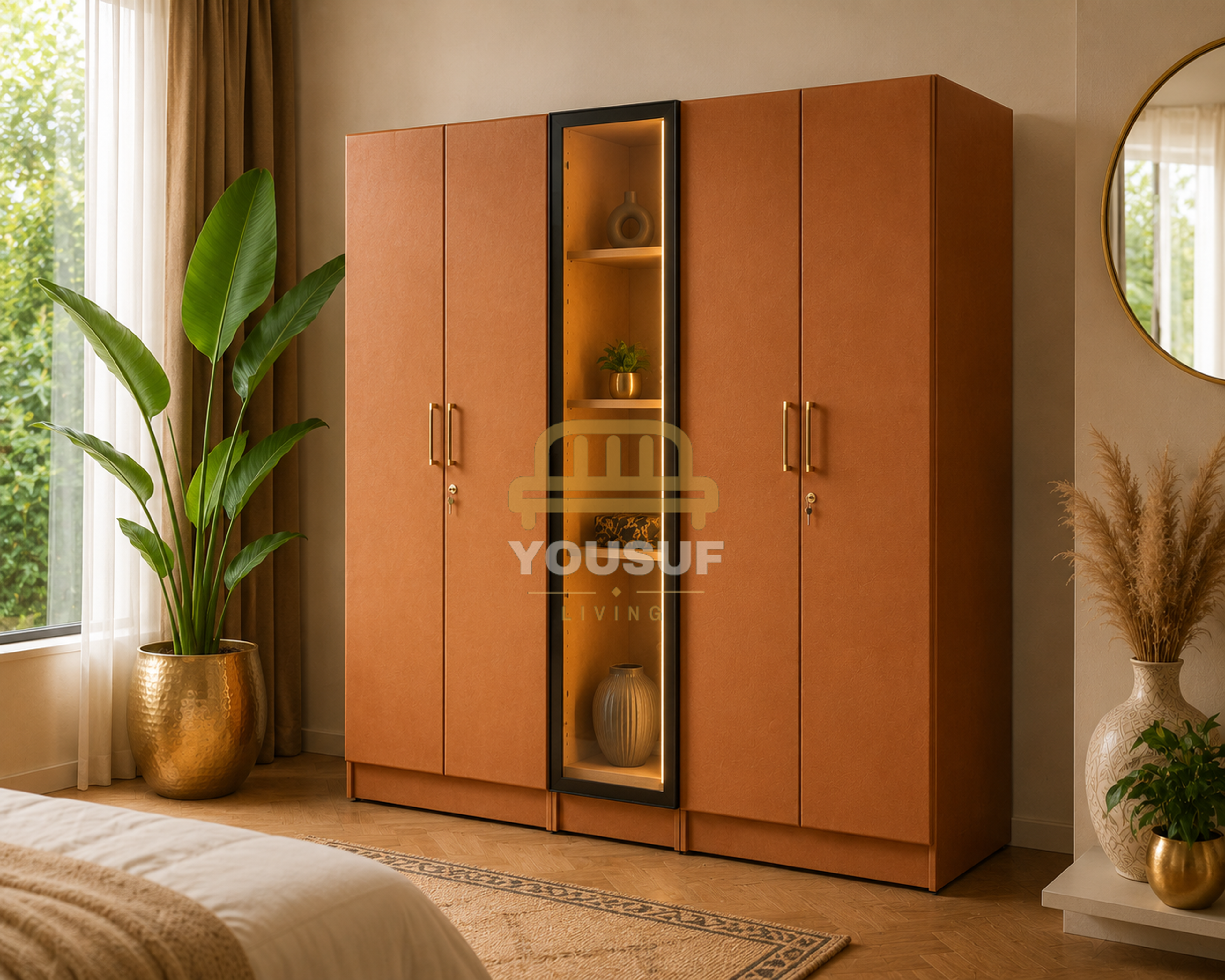 Glass Niche Wardrobe