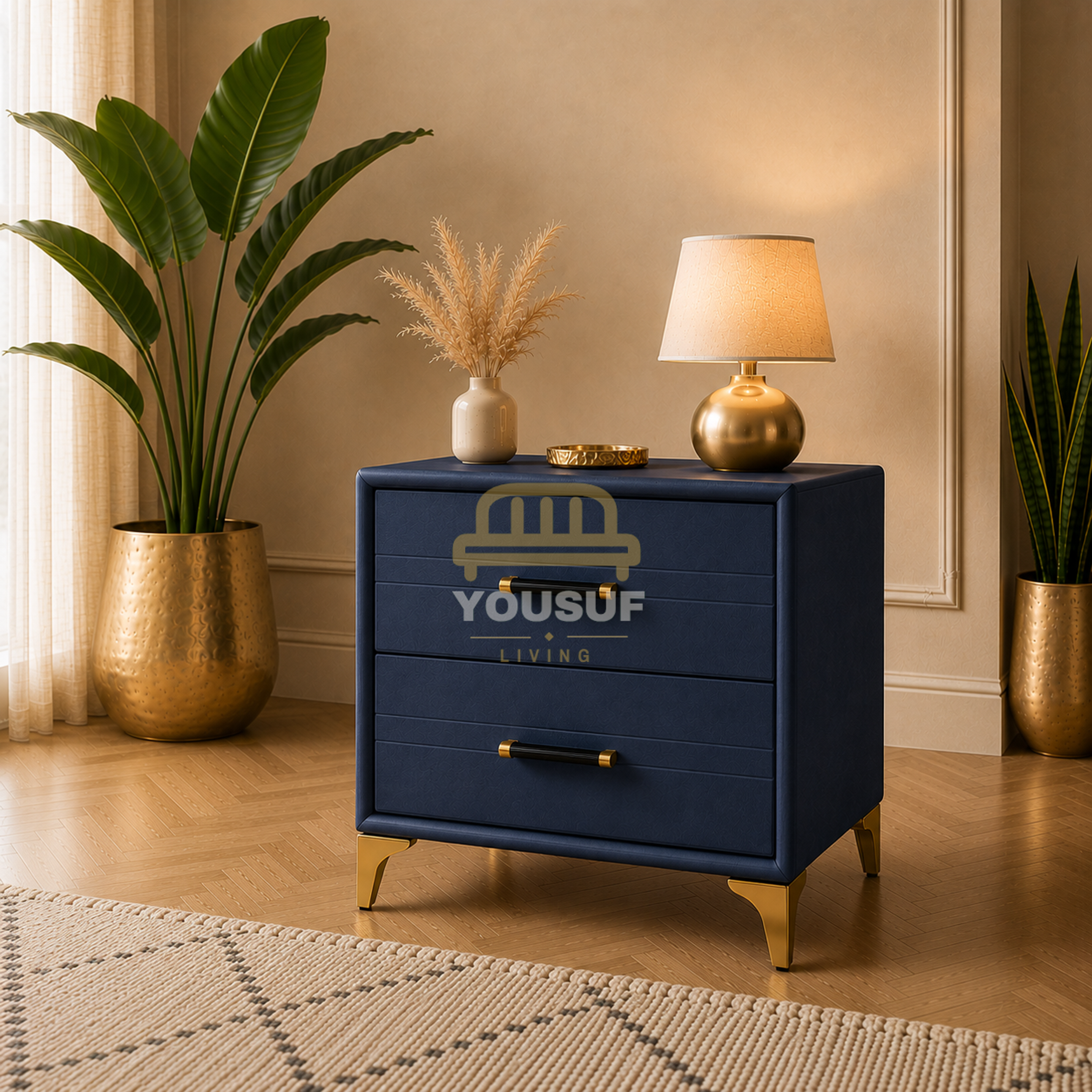 Cloud Flare-Leg Nightstand