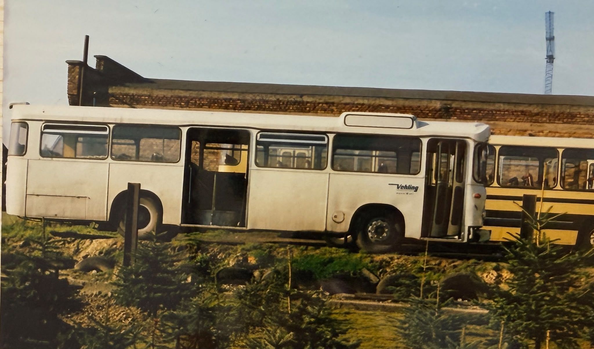 Linienbus am Betriebshof