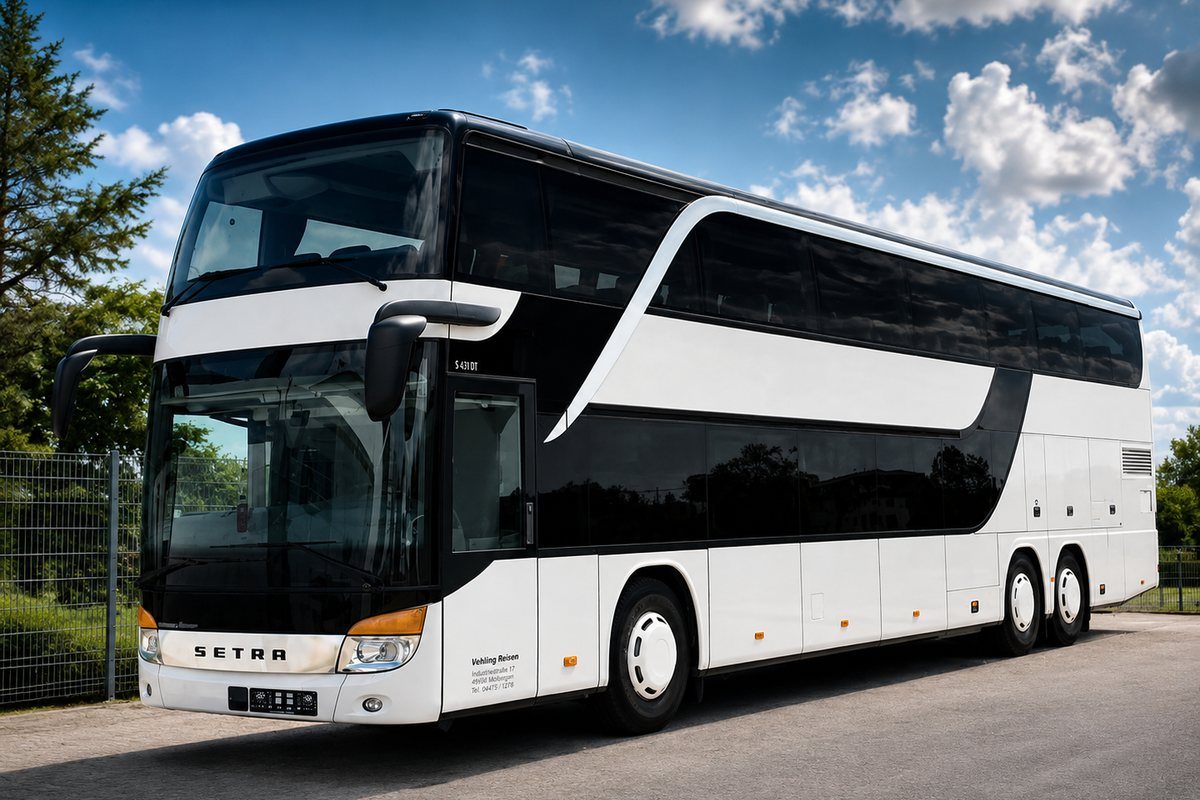 Doppeldecker „Weiße Reise Riese“