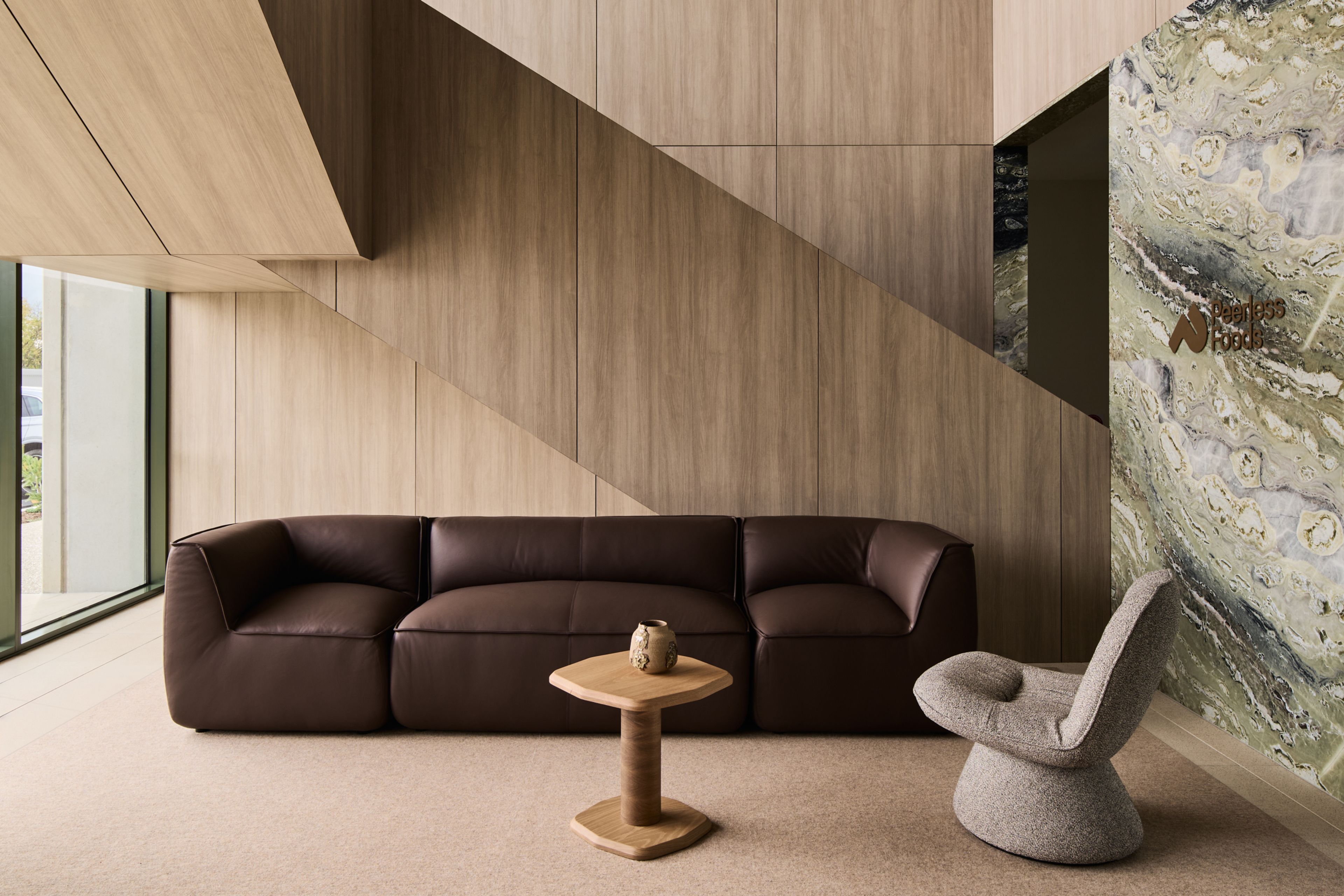 Peerless Foods workplace design by Made For in Braybrook, Melbourne.