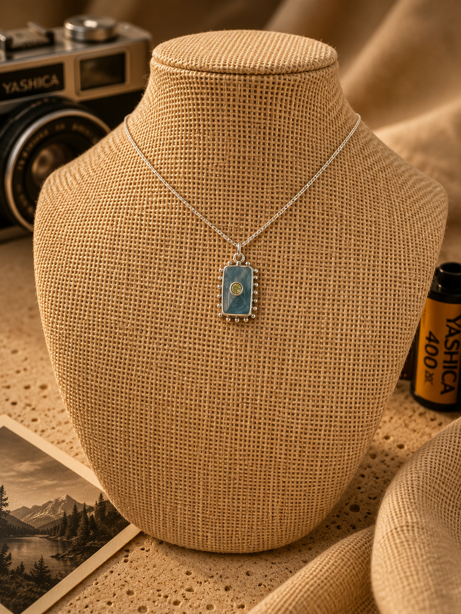 Cadena instantes de Larimar 