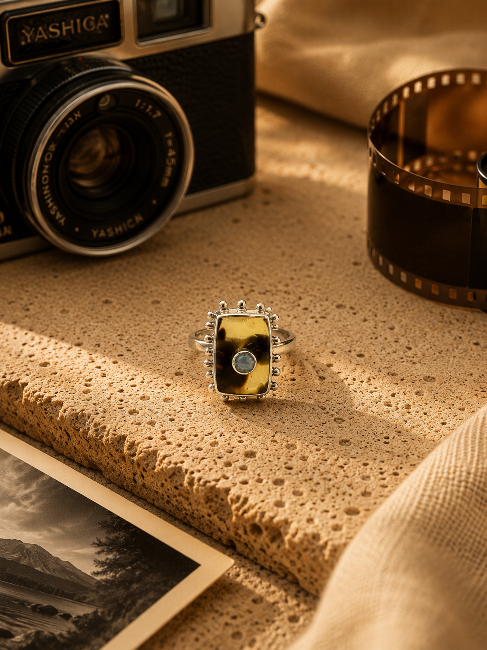 Anillo instantes de ámbar 