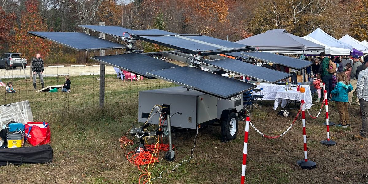 Roav at the Pumpkin Smash in Beverly, MA