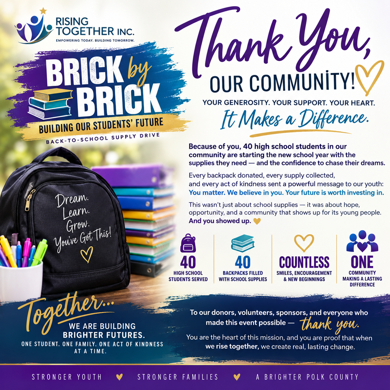 Brick by Brick - Building Our Student Future