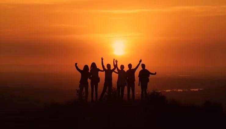 Group watching a solar eclipse Images - Free Download on Magnific (formerly Freepik)