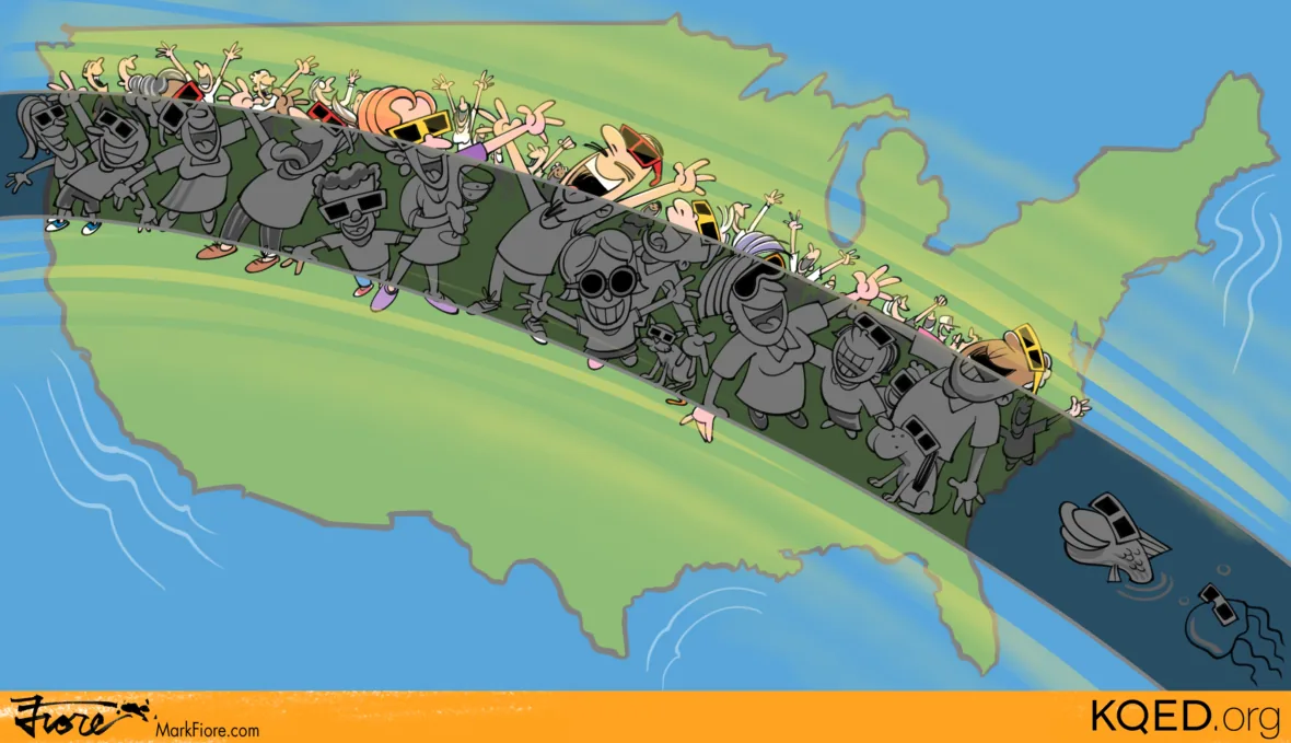 Everything That Happened Monday During the Solar Eclipse | KQED