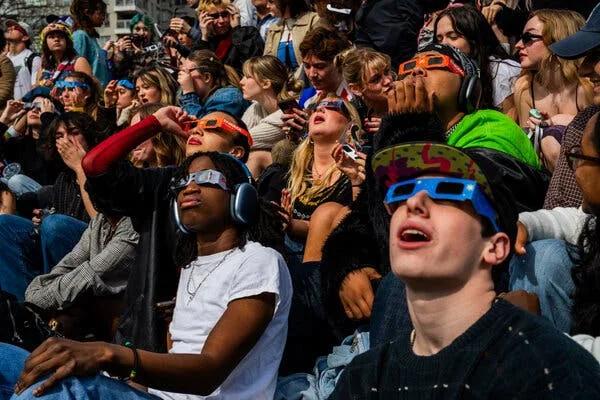 Highlights From the Total Solar Eclipse's Dark Path Through ...