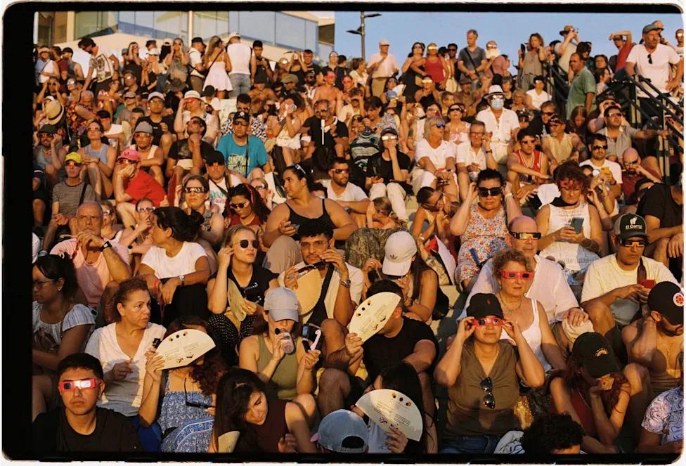 The Total Solar Eclipse—As Seen From the Ancient Seaside City of Tarragona, Spain