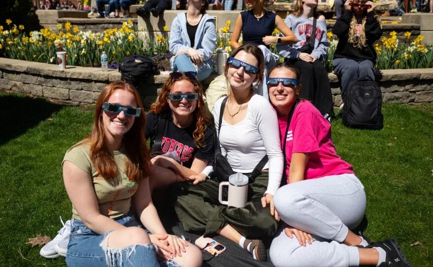 Photos: Thousands pack the ISU Quad to watch the solar ...