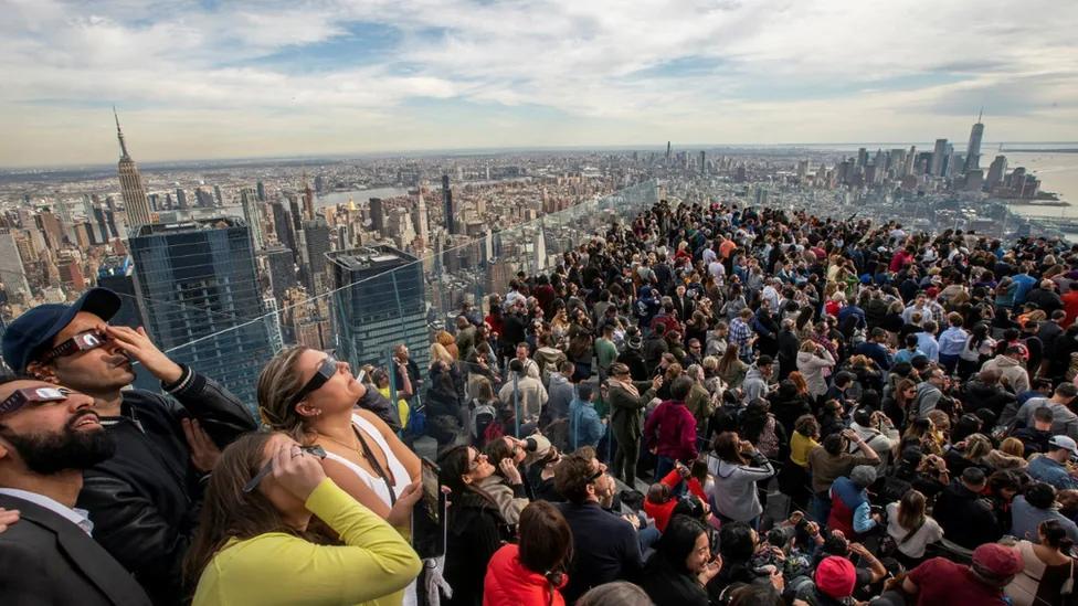 Total solar eclipse: Continent watches in wonder