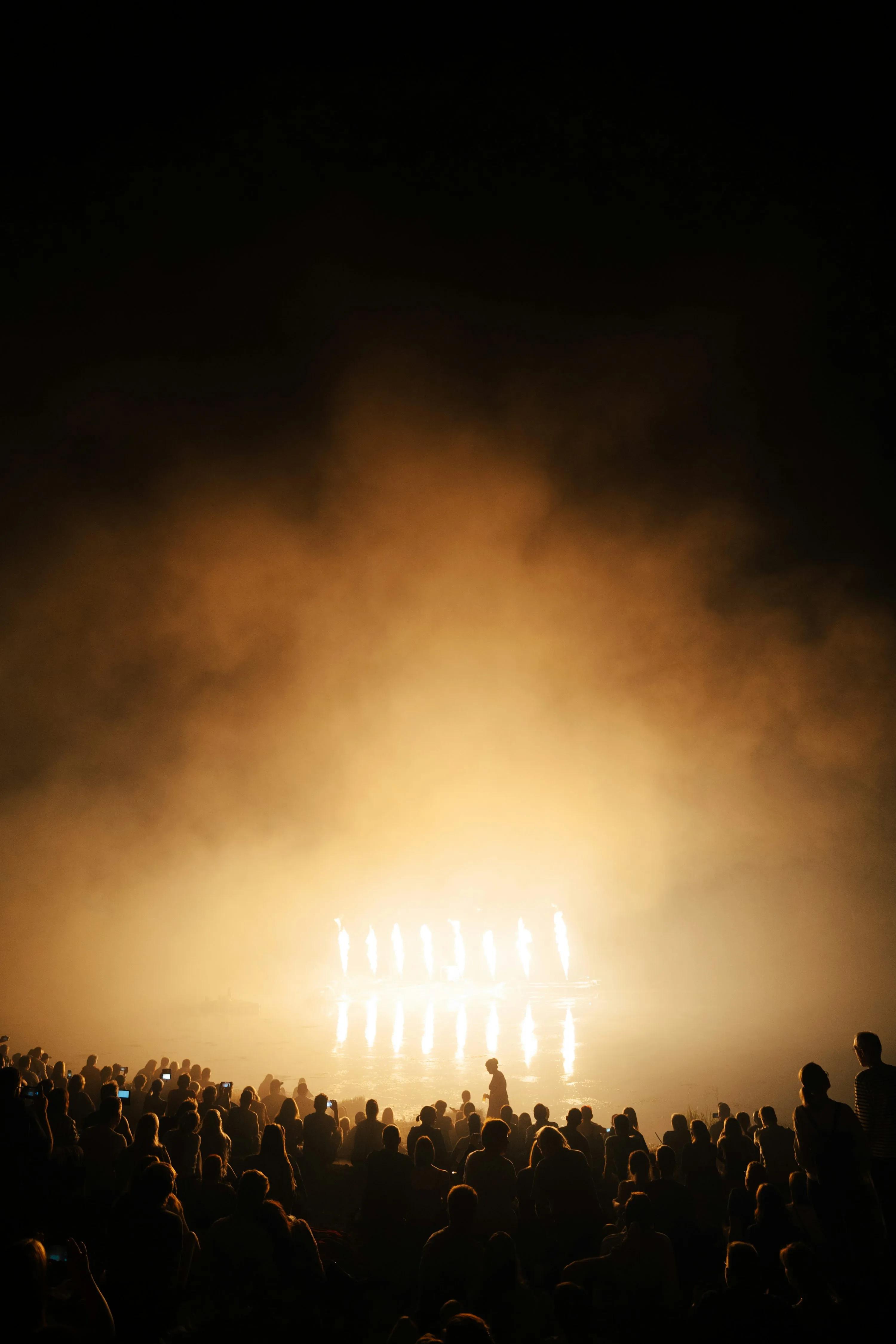A group of people watching a fire photo – Free People Image on Unsplash