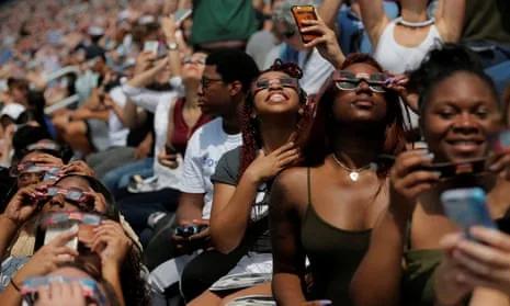 Total solar eclipse captivates America – as it happened ...