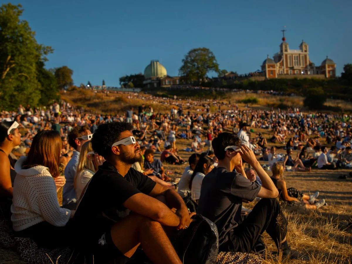 Colander sales jumped nearly 40%': how Britons viewed the solar eclipse |  Solar eclipses | The Guardian