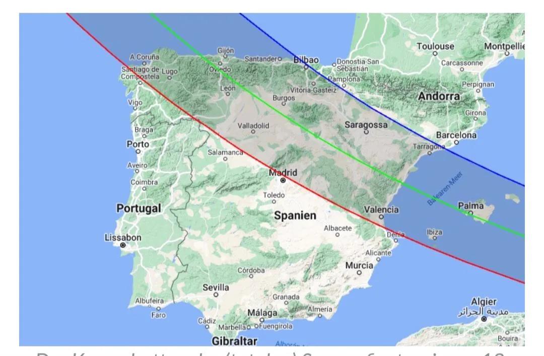Où en Espagne regarder l'éclipse solaire ? : r/travel