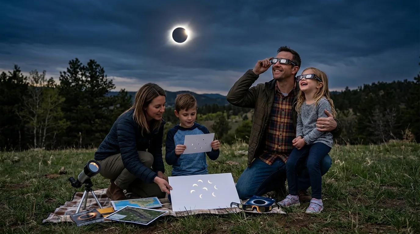 Eclipse solar: ideas para vivirlo en familia y aprender ciencia mirando al  cielo