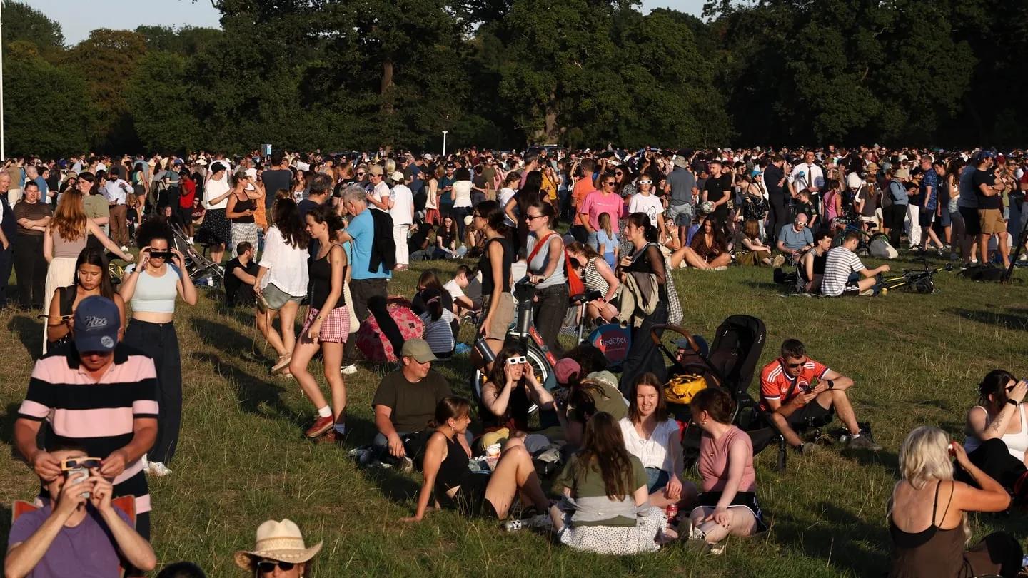 Thousands turn out across Ireland for solar eclipse