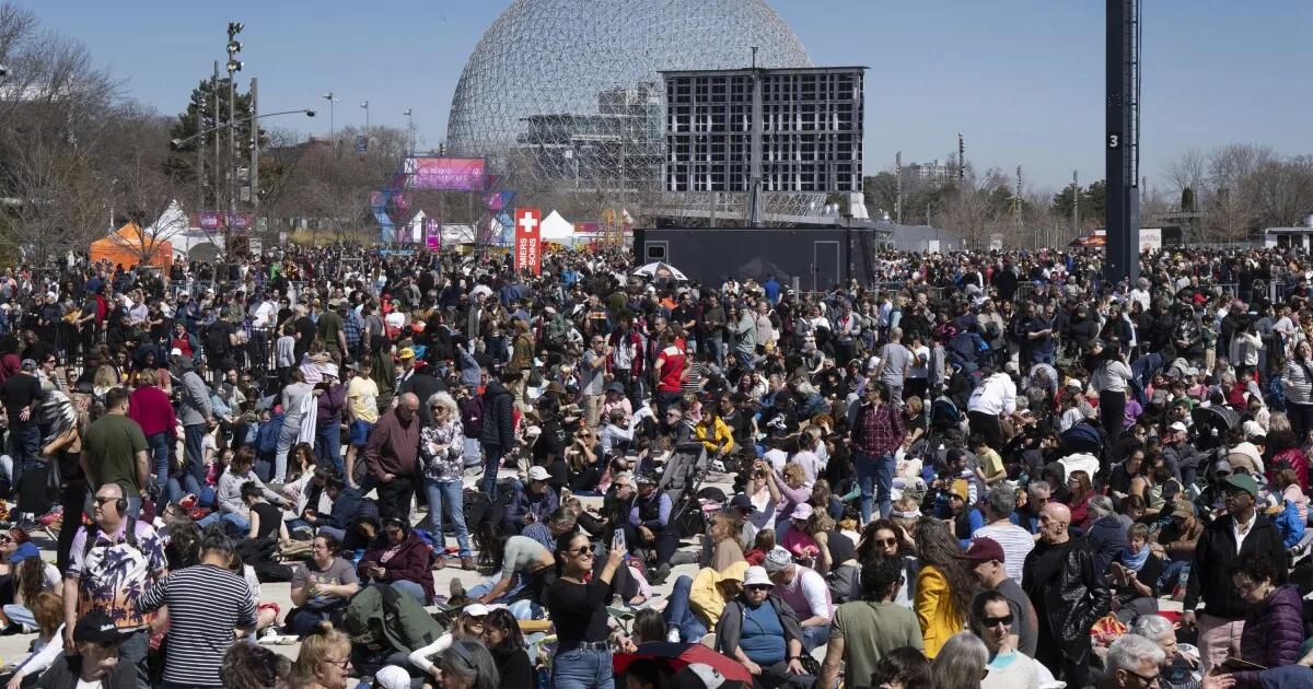 Montreal reports great conditions for a solar eclipse watch ...
