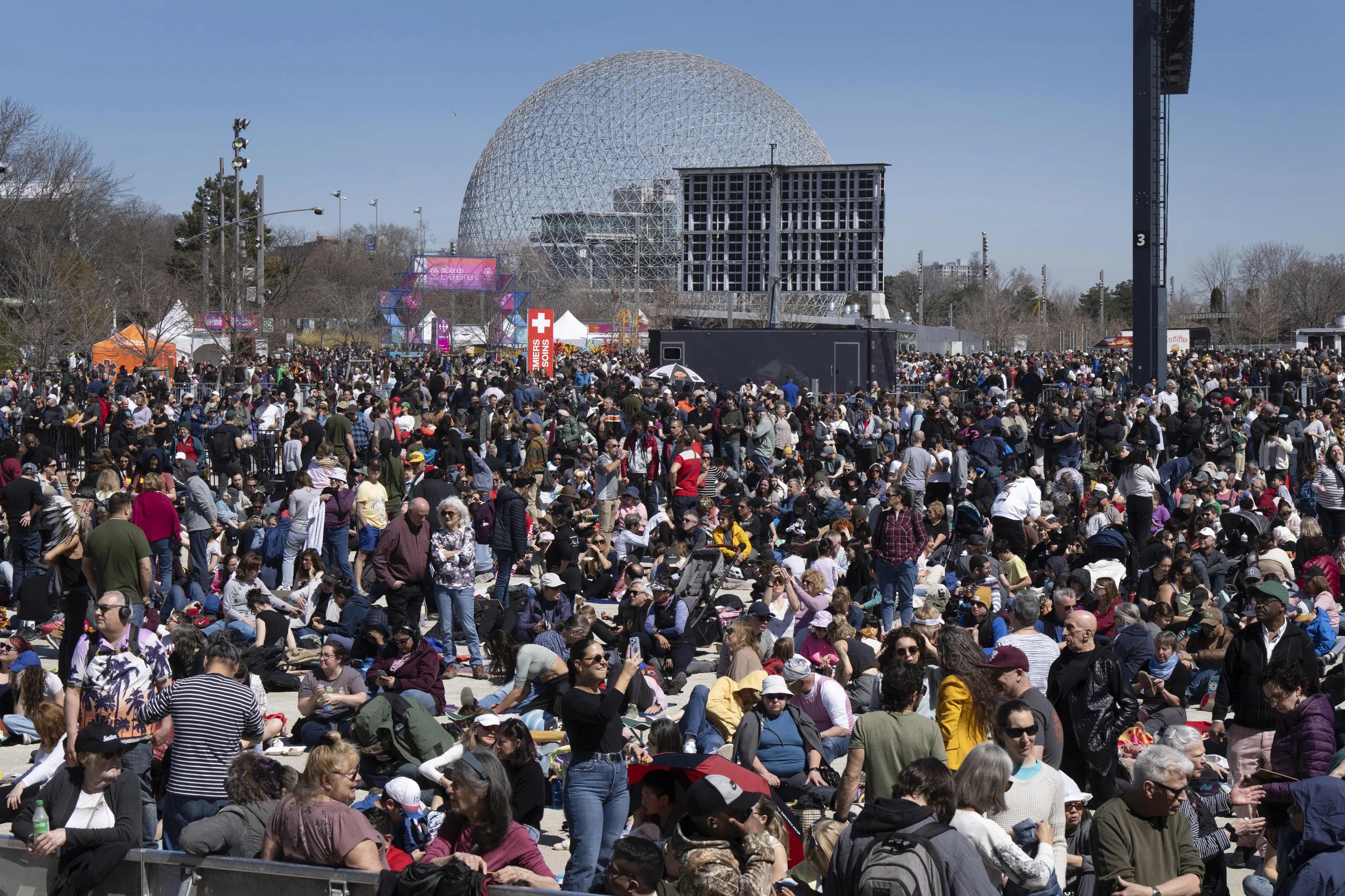 Montreal reports great conditions for a solar eclipse watch ...