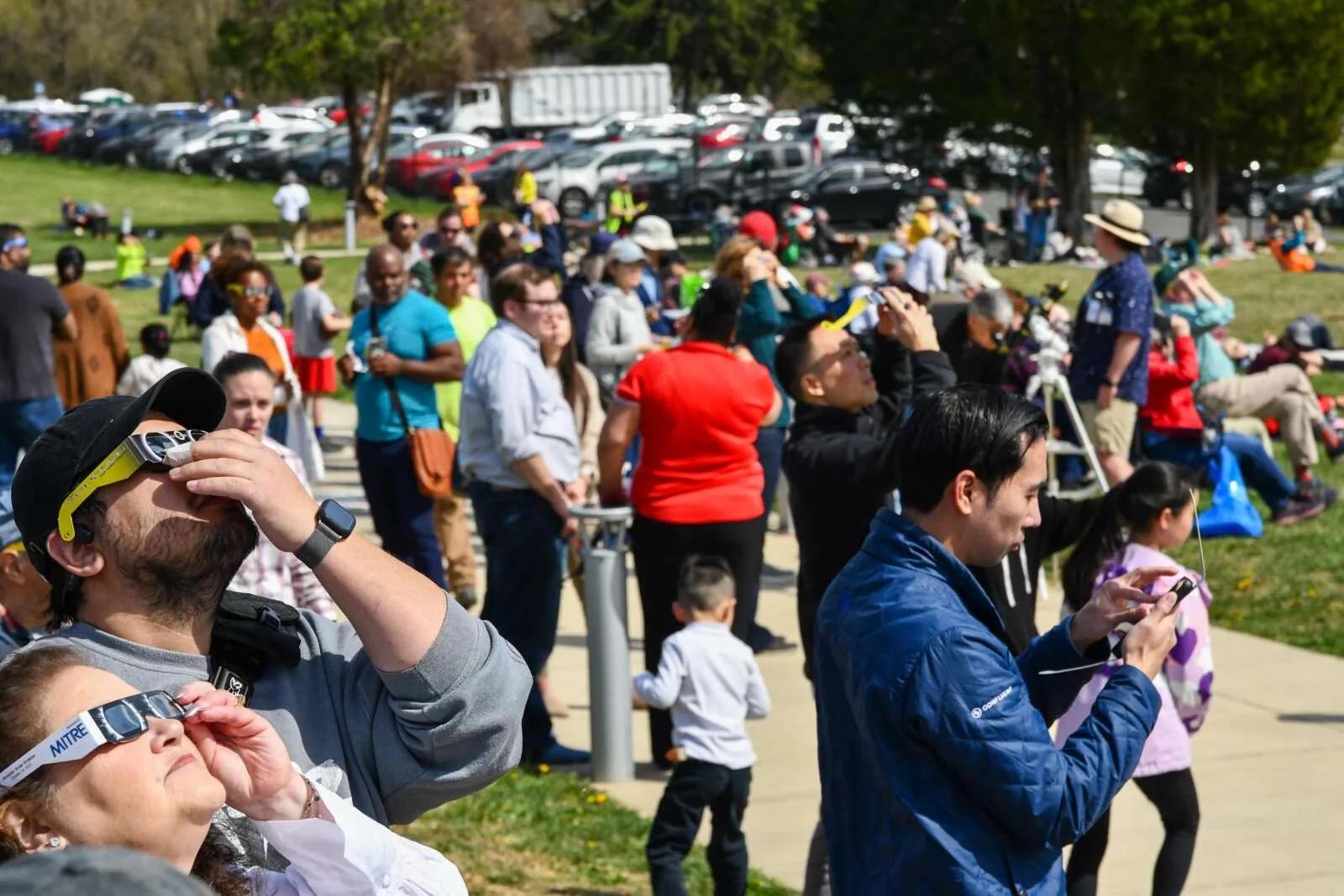 PHOTOS: Hundreds gather at Turner Farm Park for partial ...