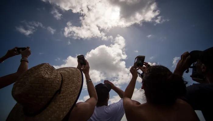 Solar eclipse watch at Jonathan Dickinson State Park in Hobe Sound