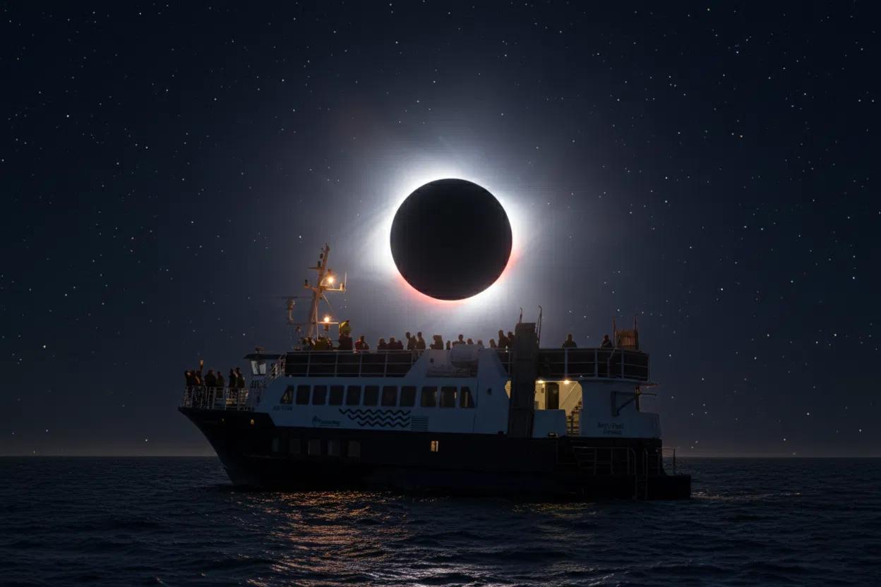 Solar Eclipse Cruise Reykjavík 2026: Totality at Sea