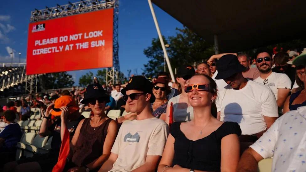Solar eclipse distracts from sporting events - in pictures - Yahoo Sports