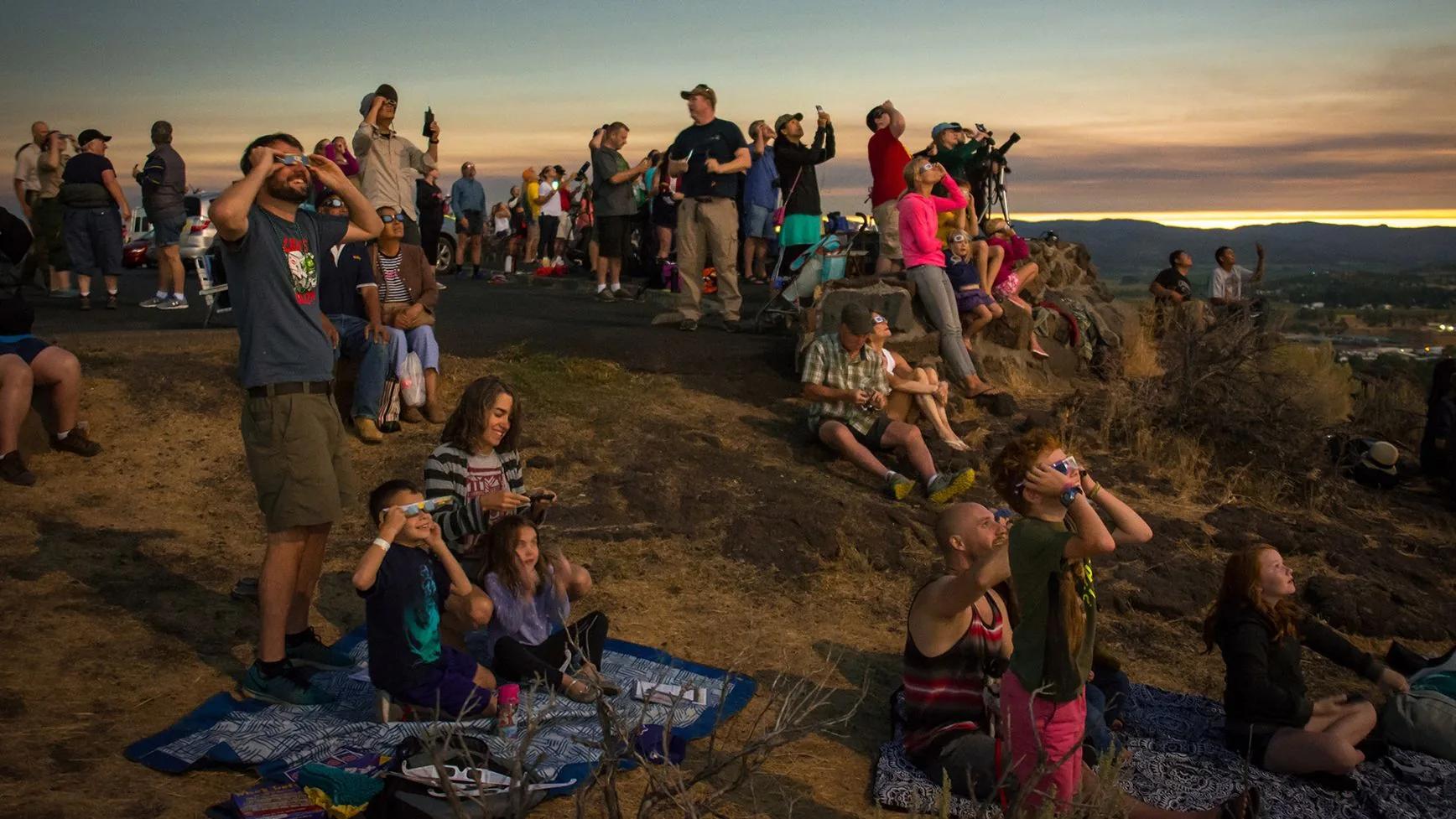 The total solar eclipse is in less than a week away. People ...