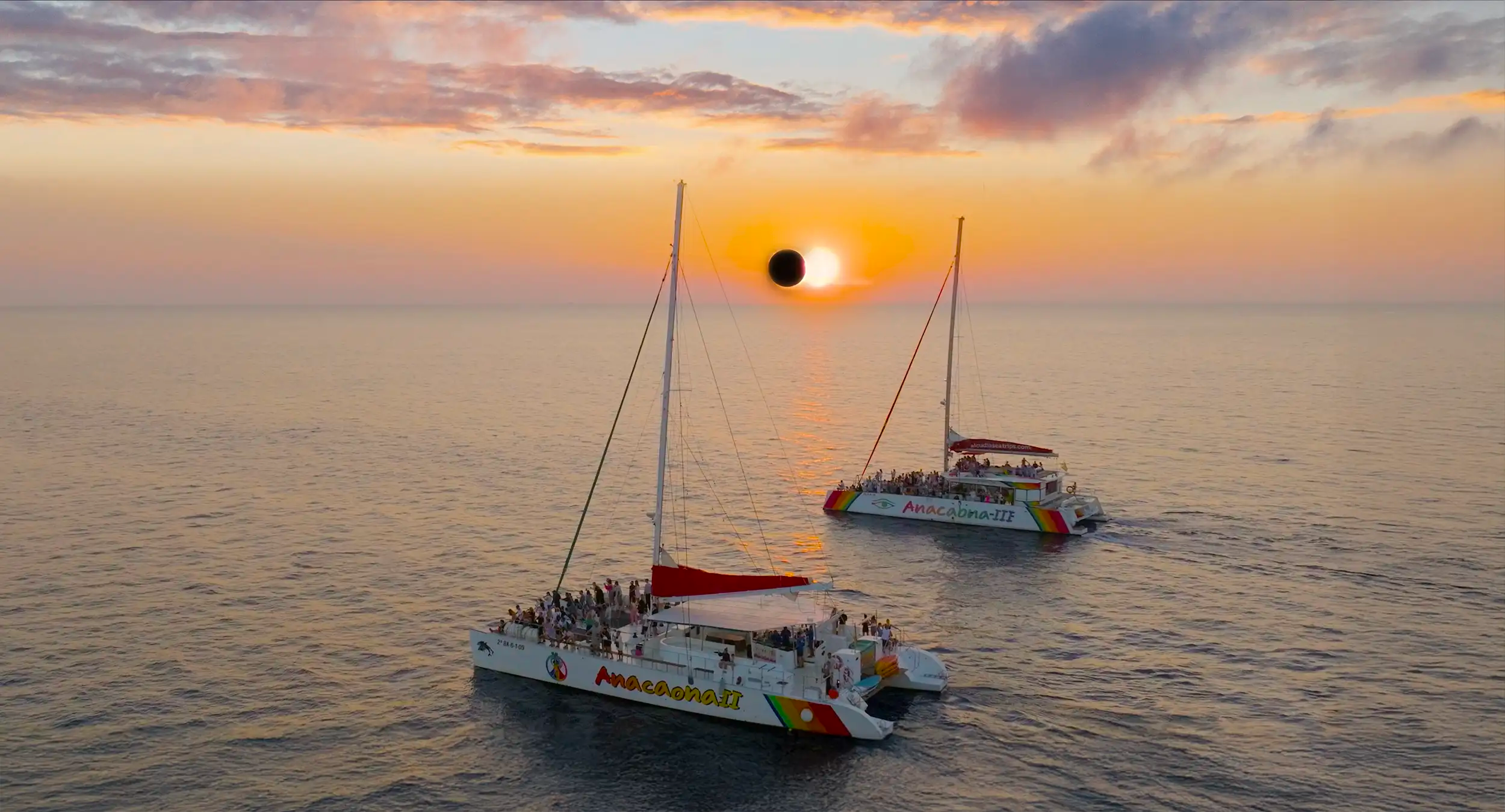 ▷Éclipse solaire du 12 août 2026 à Majorque | Excursion en bateau