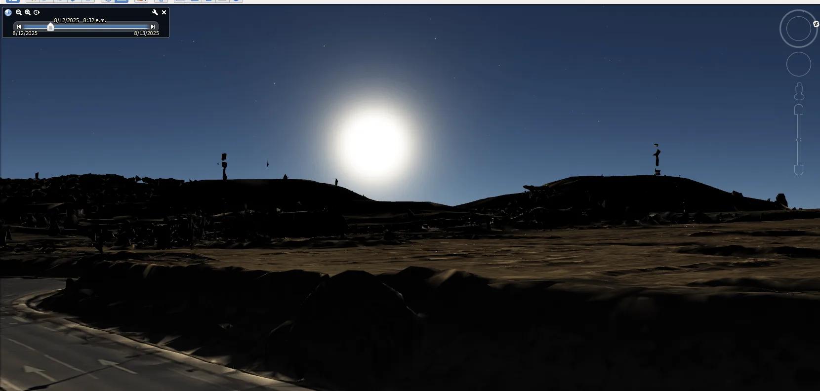 Checking the Low Sun / Terrain Worry for the 2026 Spain ...