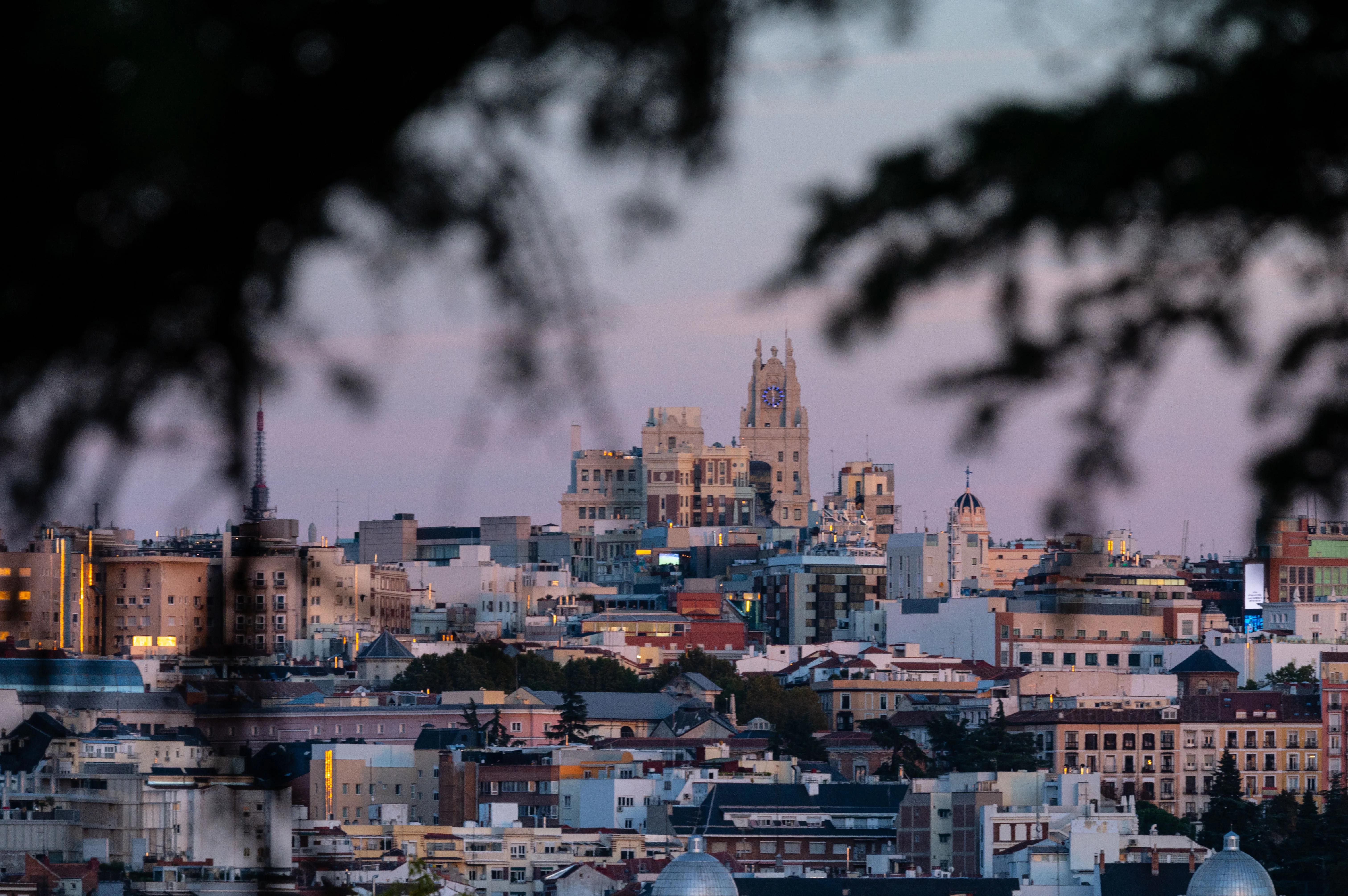 Cityscape of Madrid · Free Stock Photo