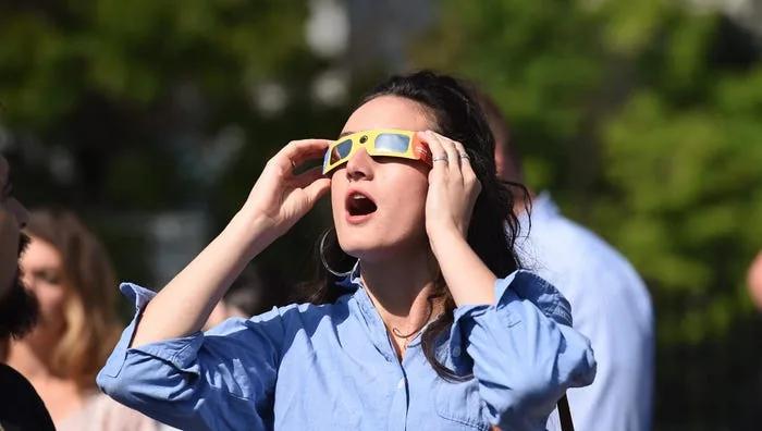 Photos: People Watching the Eclipse in Reno