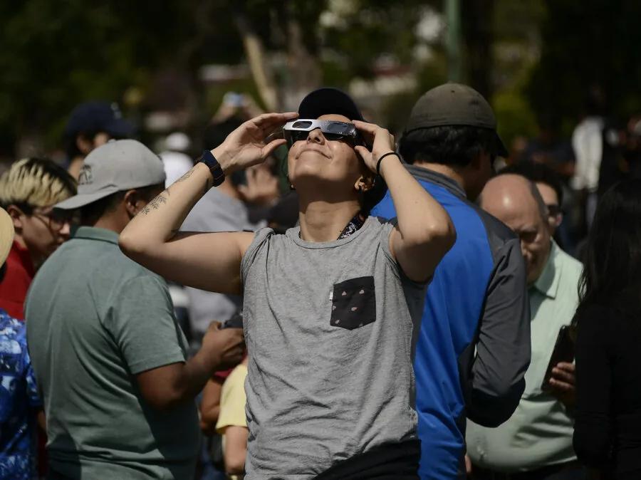 Watching a solar eclipse without the right filters can cause eye damage.  Here's why
