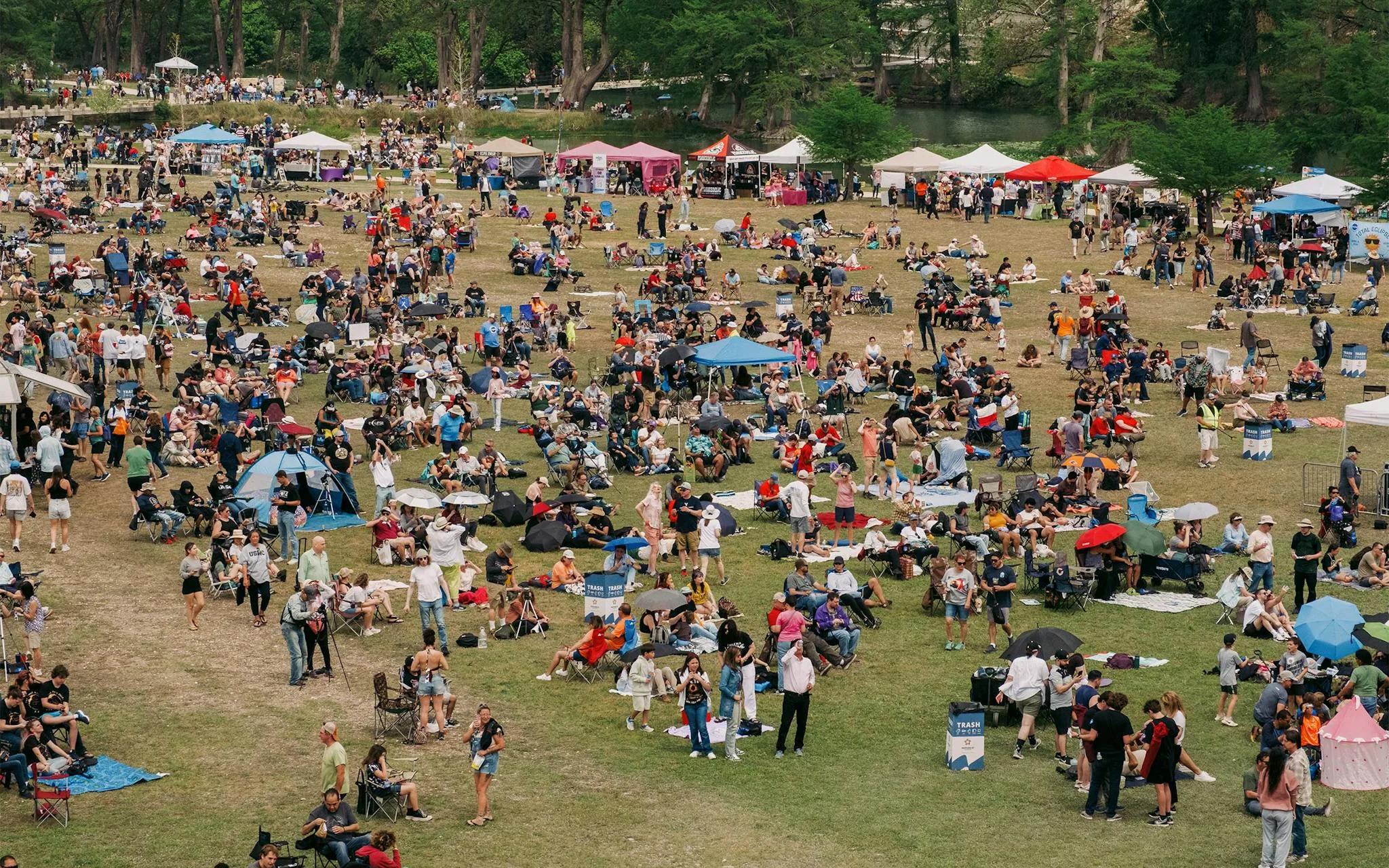 The Total Solar Eclipse Over Texas, in Photos