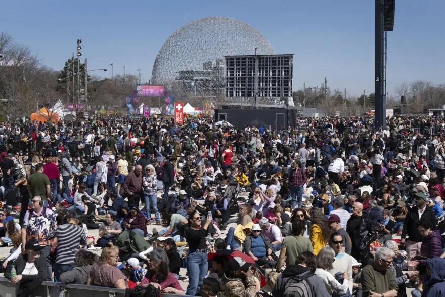 Montreal reports great conditions for a solar eclipse watch ...