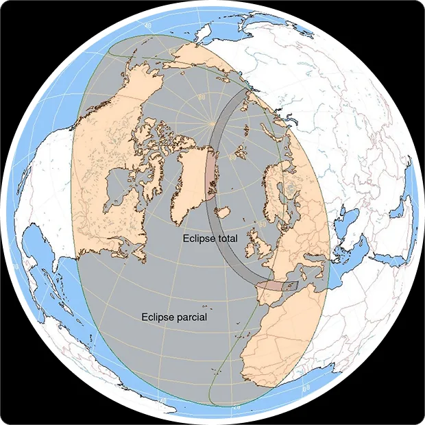 Éclipse solaire totale en Espagne – 12 août 2026