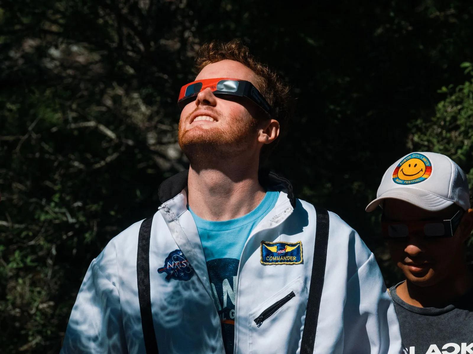 Eclipse glasses: Do not look directly at Sun during solar eclipse Monday