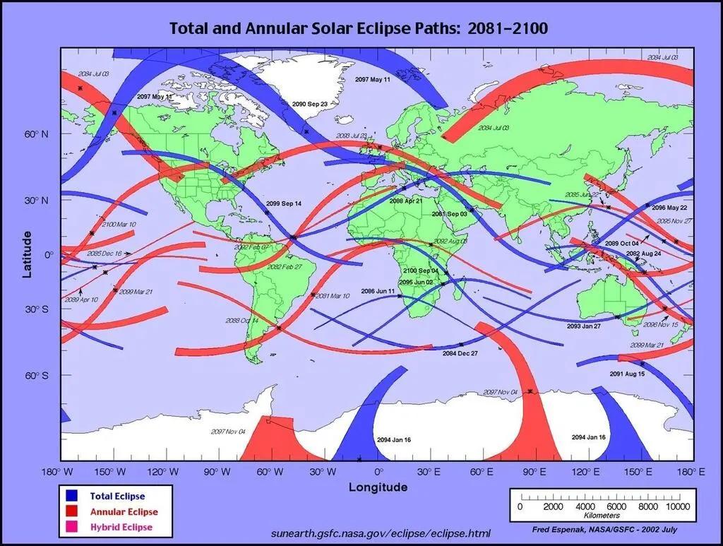 La prochaine éclipse solaire totale en France n'est pas pour tout de suite,  la preuve en - Saint-Nazaire.maville.com