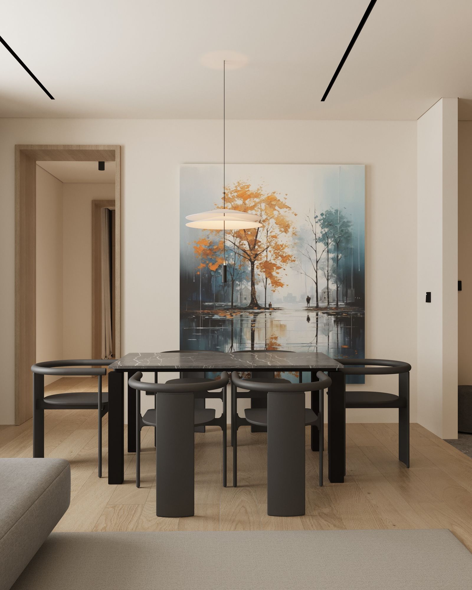 Minimal Apartment Interior, image 3 of 5
