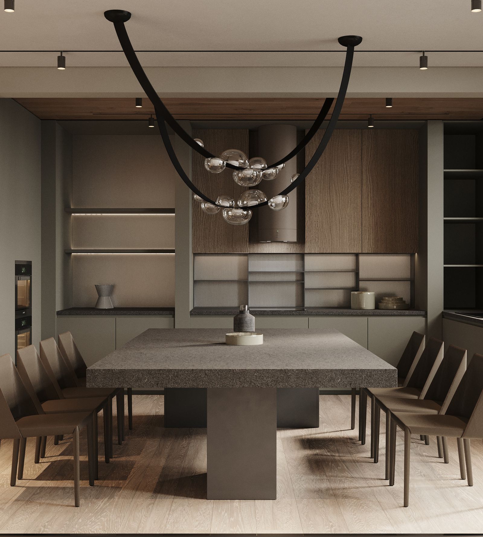 Modern Living Room & Kitchen, image 4 of 5