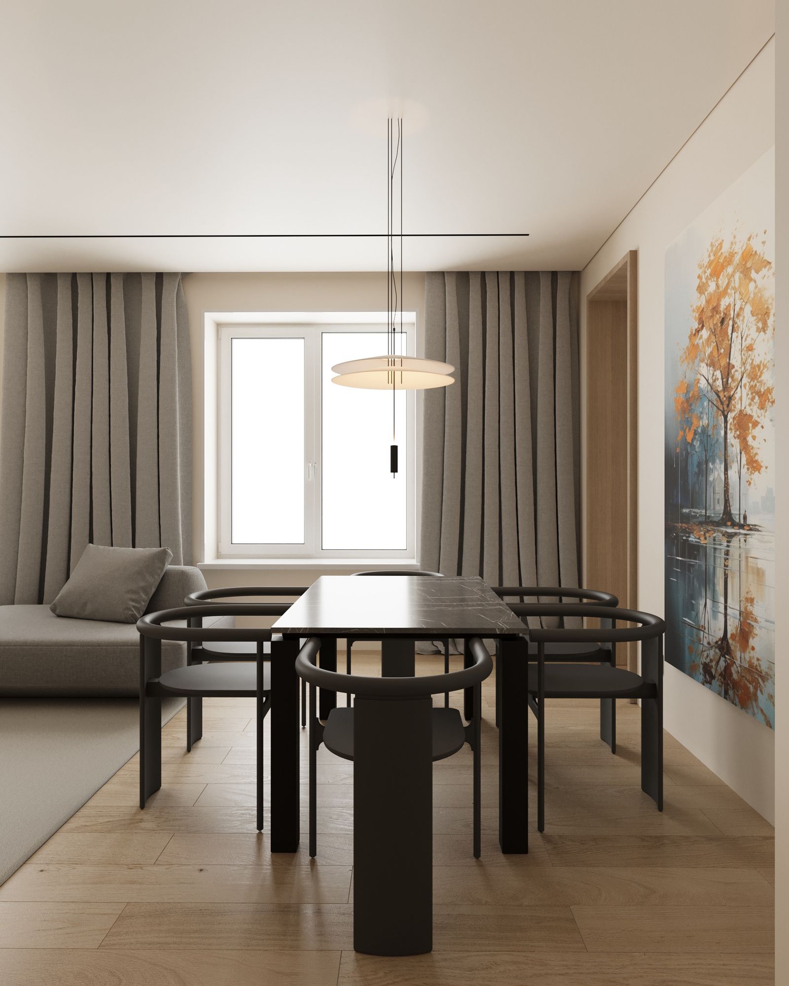 Minimal Apartment Interior, image 2 of 5
