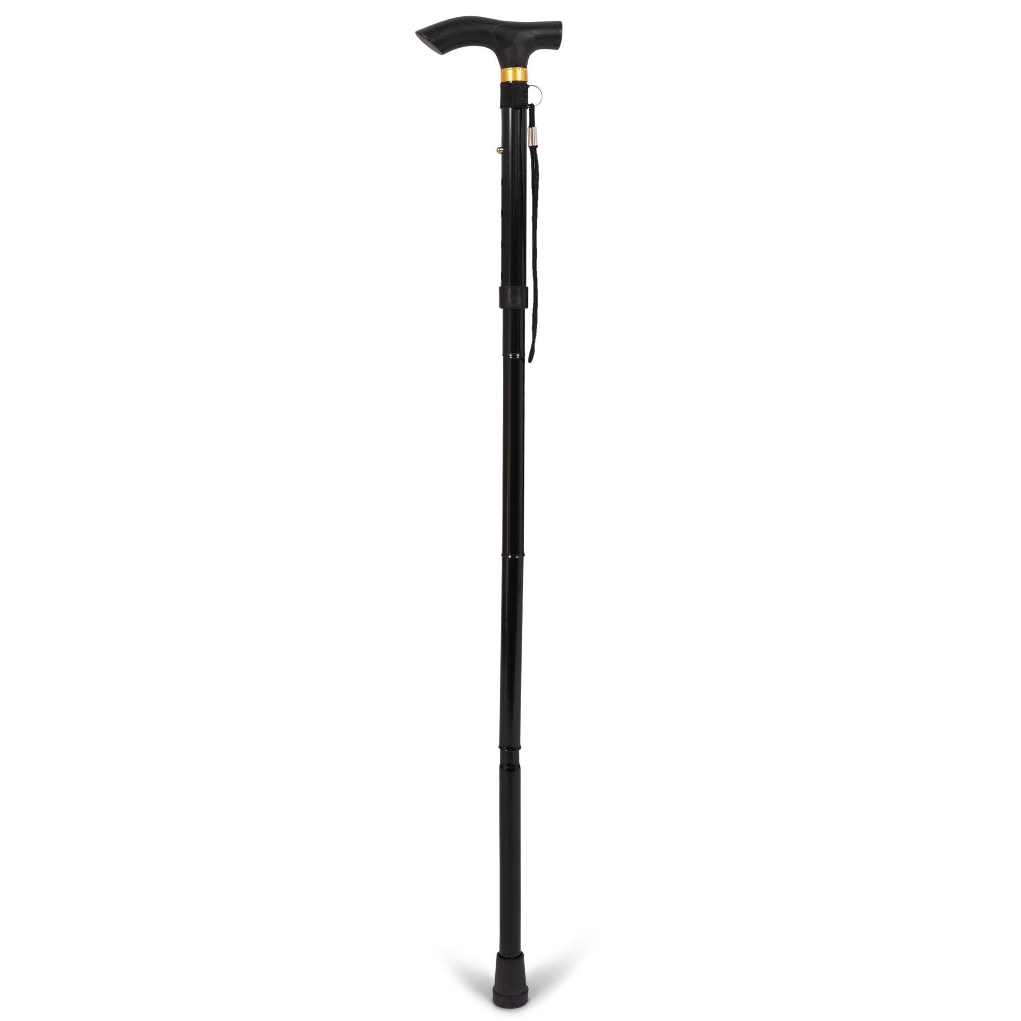 dunimed walking stick ergonomic handle foldable