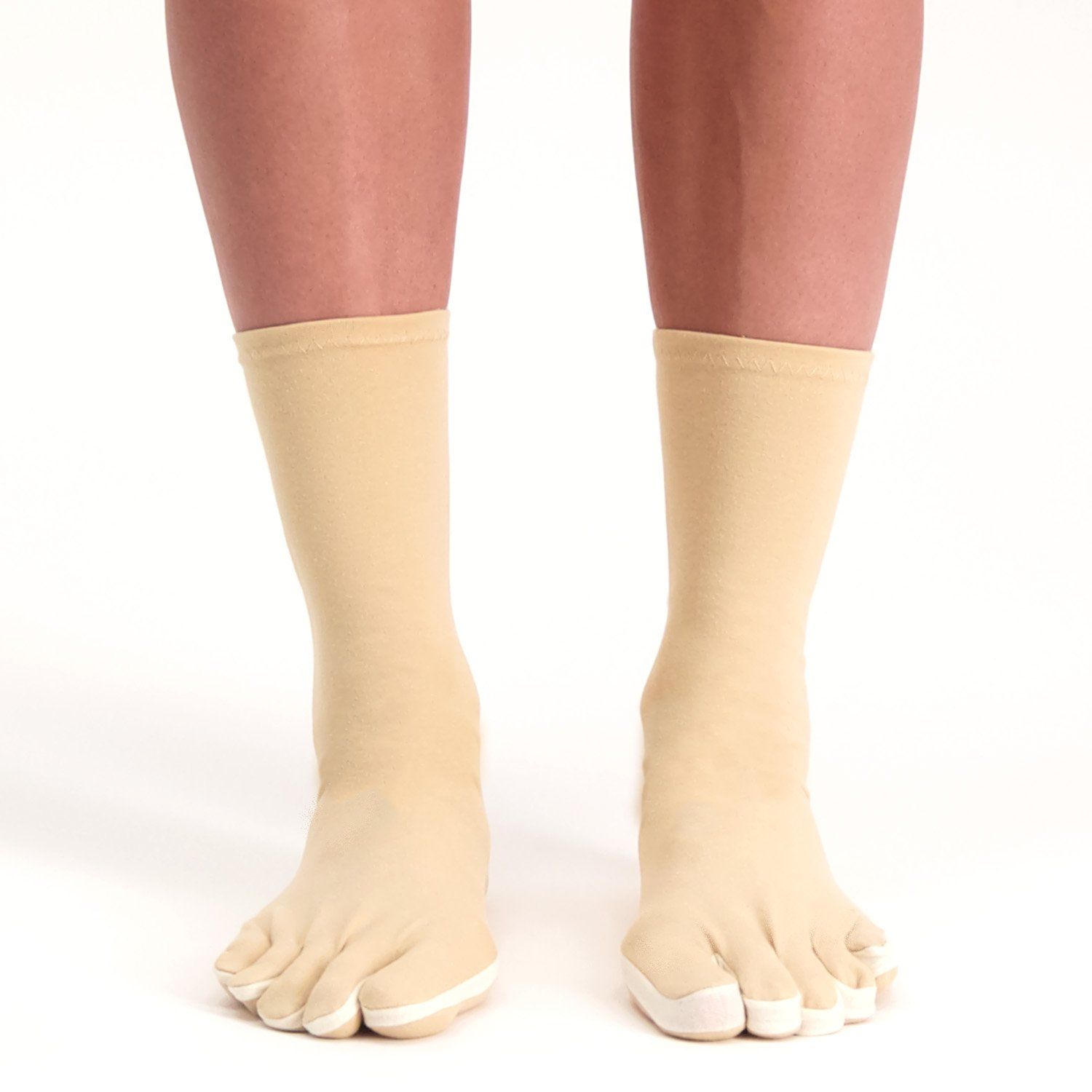 medidu rheumatoid arthritis osteoarthritis socks beige front