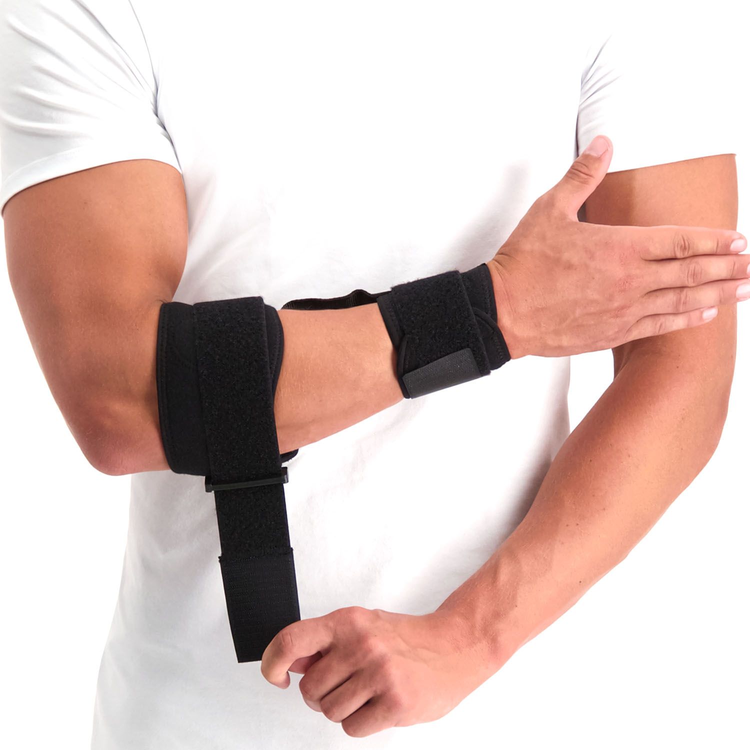 viofix bowling tennis elbow support unstrapped