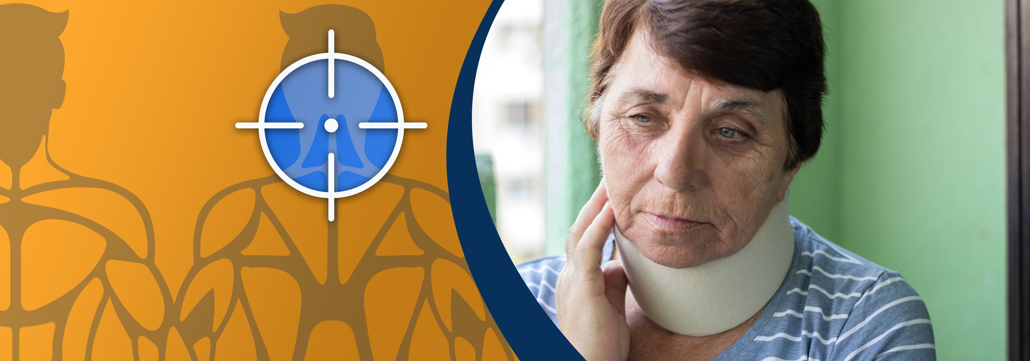 A neck brace for osteoarthritis